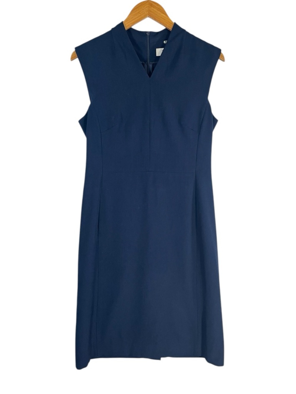 M.M. LaFleur The Aditi Sleeveless Sheath Dress size 0 in Navy - Picture 4 of 9